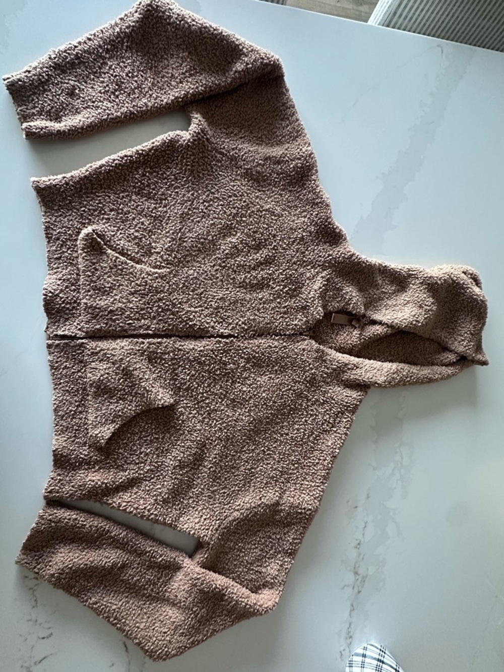 SKIMS Cozy Knit Zip-Up hoodie